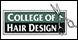 College of Hair Design logo