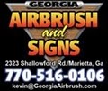 Georgia Airbrush and Signs logo