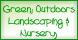 Green Outdoors Landscaping logo