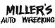 Miller's Auto Wrecking logo