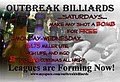 Outbreak Billiards logo