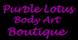 Shavon's Purple Lotus Body Art image 1