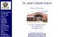 St Anne Catholic School logo