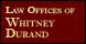 Whitney Durand Law Offices logo