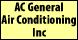 A C General Air Conditioning logo