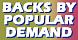Backs By Popular Demand logo
