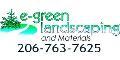E Green Landscaping logo
