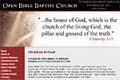 Open Bible Christian School logo