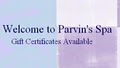 Parvin's Spa logo