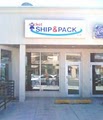 Rocket Ship & Pack - Shipping and Packing DHL Shipping FedEx Shipping Packaging logo