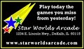 Star Worlds Arcade logo