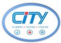 city plumbing heating air conditioning logo