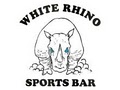 white rhino sports bar logo