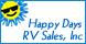 Happy Days RV Sales Inc logo