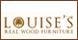 Louise's Real Wood Furniture logo