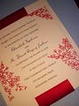 Red Bumble Bee: Exquisite Stationary and Invitation Design image 3