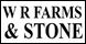 W & R Farms & Stone logo
