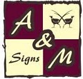 A and M Signs logo