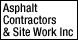 Asphalt Contractors-Site Work logo