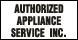 Authorized Appliance Service Inc logo