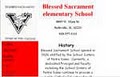 Blessed Sacrament School logo