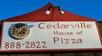 Cedarville House of Pizza logo