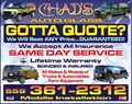 Chads Auto Glass logo