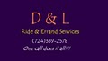 D and L Ride and Errand Services logo