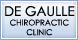 De Gaulle Chiropractic Clinic logo