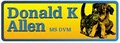 Donald K Allen Veterinary logo