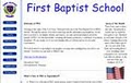 First Baptist School logo