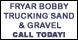 Fryar Bobby Trucking logo