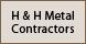 H & H Metal Contractors logo