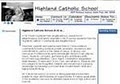 Highland Catholic School logo