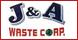 J & A Waste Corporation logo