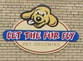 Let The Fur Fly! - Dog Grooming logo
