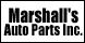 Marshall's Auto Parts Inc logo