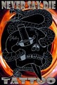 Never Say Die Tattoo logo