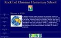 Rockford Christian School logo