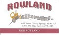 Rowland Excavating logo