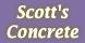 Scott's Concrete logo
