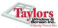 Taylors Window and Screen Inc. logo