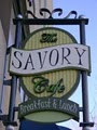 The Savory Cafe logo