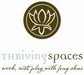 Thriving Spaces, LLC.  Work, rest, play with Feng Shui logo