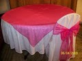 Wedding and Party Linens and Chair Covers  for Rent logo
