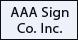 Aaa Sign Co Inc logo