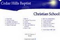 Cedar Hills Baptist School logo