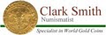 Clark Smith, World Gold Coins logo