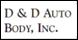 D & D Auto Body Inc image 1