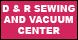 D and R Sewing Center logo